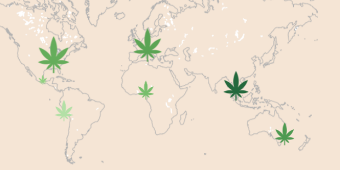 paesi marijuana legale