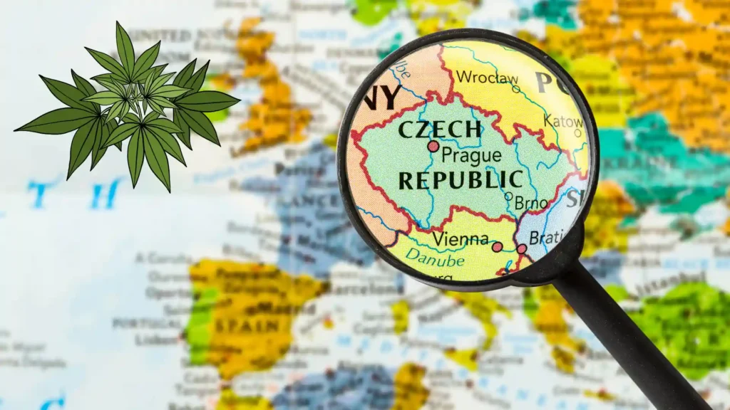 cannabis Repubblica Ceca mappa cartina geografica